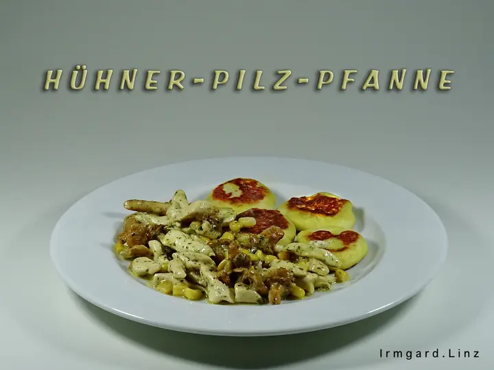 Hühner-Pilz-Pfanne
