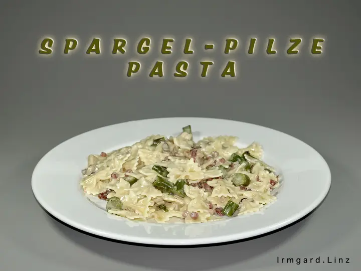 Spargel-Pilze-Pasta