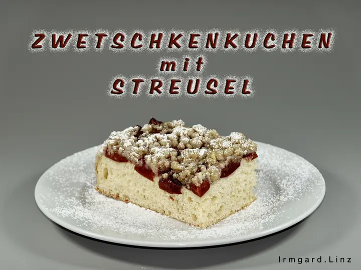 Zwetschkenkuchen mit Streusel