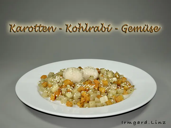 Karotten-Kohlrabi-Gemüse