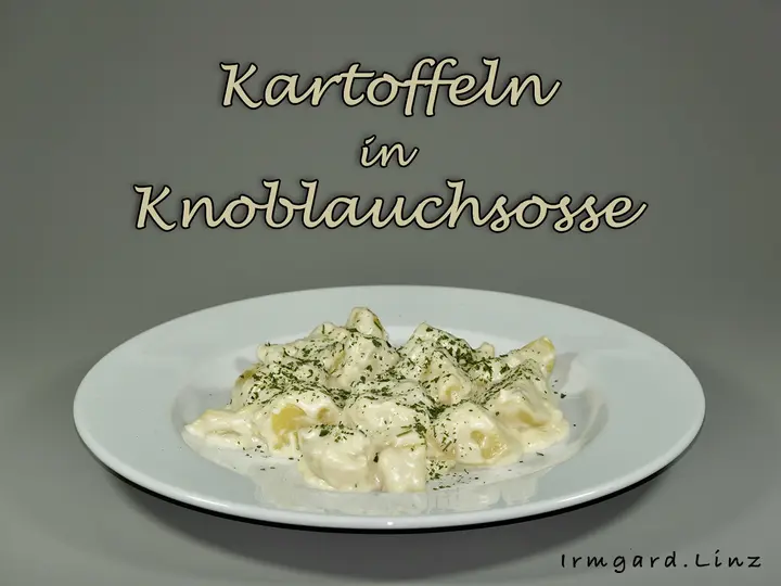 Kartoffeln in Knoblauchsosse