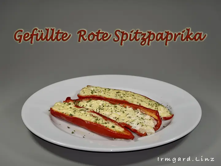 Gefüllte Rote Spitzpaprika