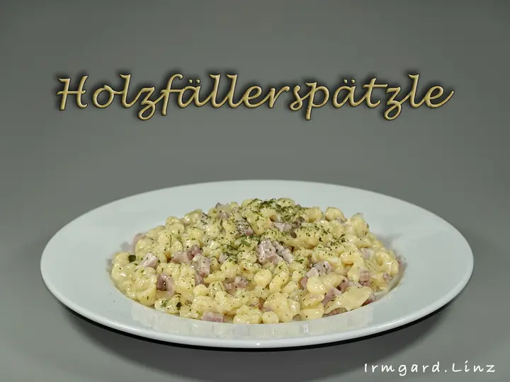 Holzfällerspätzle