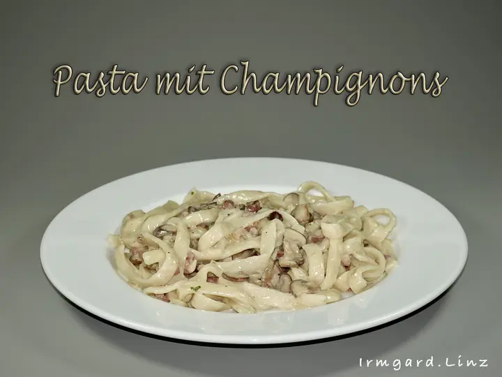 Pasta mit Champignons