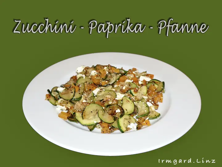 Zucchini-Paprika-Pfanne