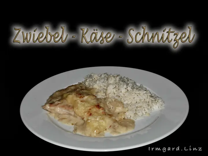 Zwiebel-Käse-Schnitzel
