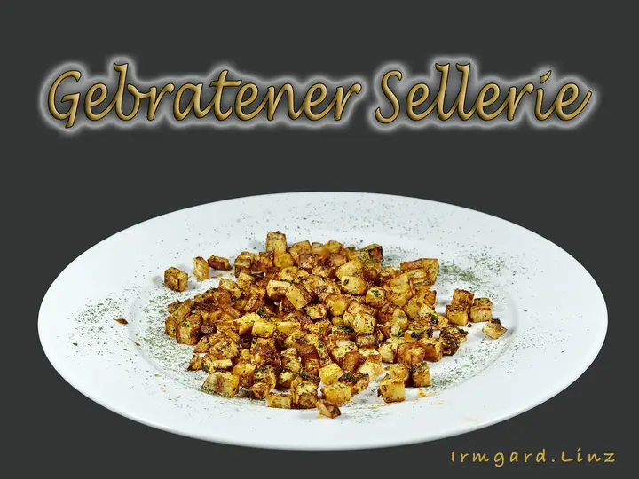 Gebratene Sellerie