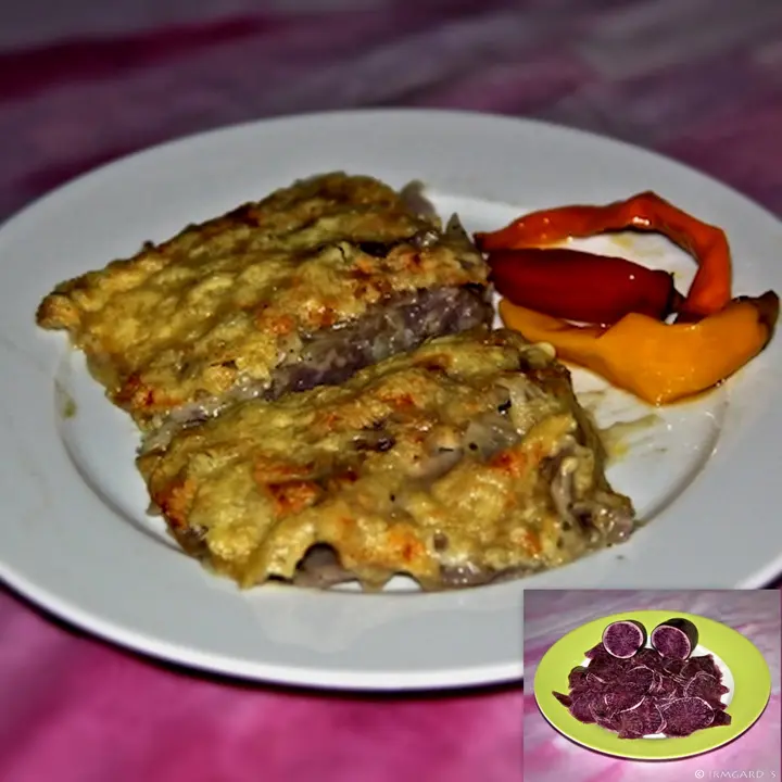 Blue Salad Potatoes Gratin