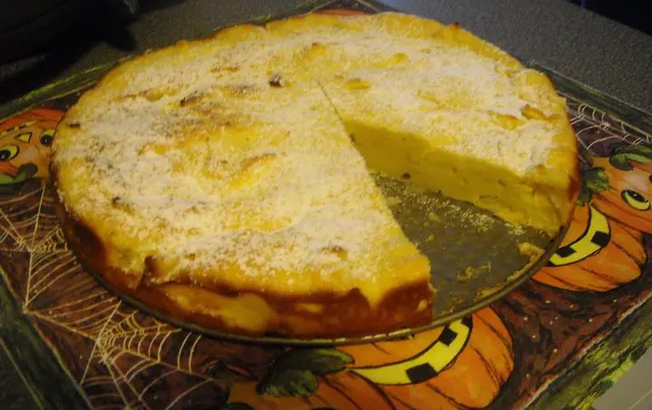 Apfel - Topfenkuchen