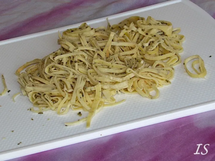 Kürbisfrittatensuppe