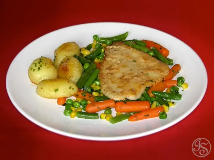 Dorschfilet im Gemüsebett