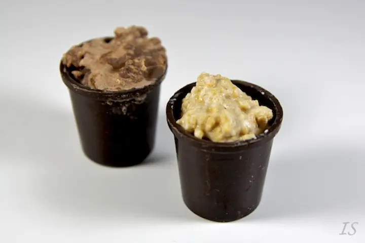 Schokotöpfchen mit Baileys-Schoko-Füllung