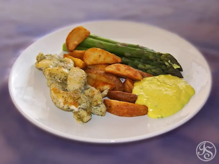 Fischzöpfchen mit Spargel