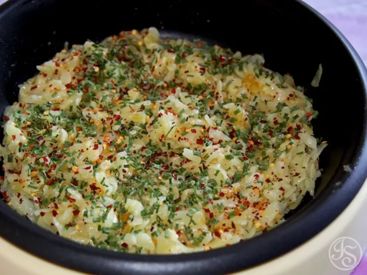 Rösti mit Käse und Chili