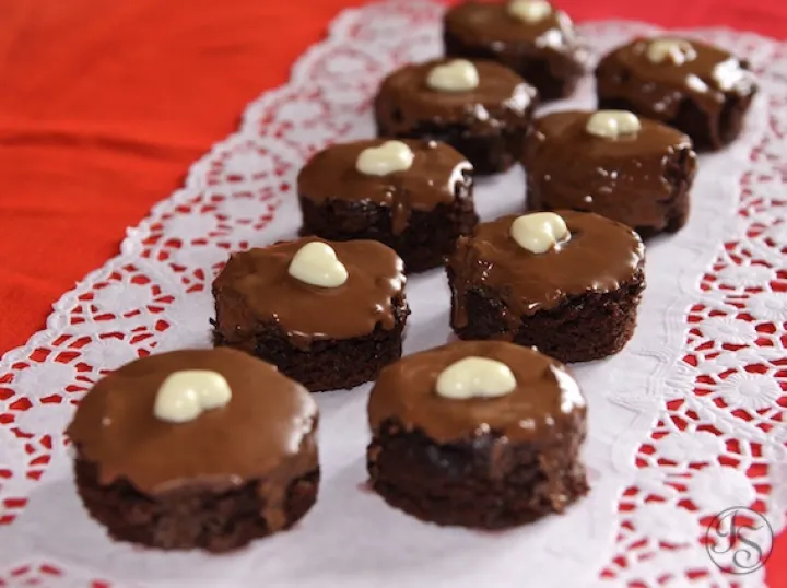 Amerikanische Brownie-Törtchen