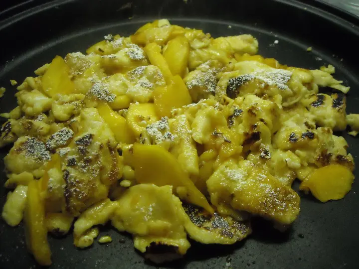 Karamellisierter Apfel - Schmarren