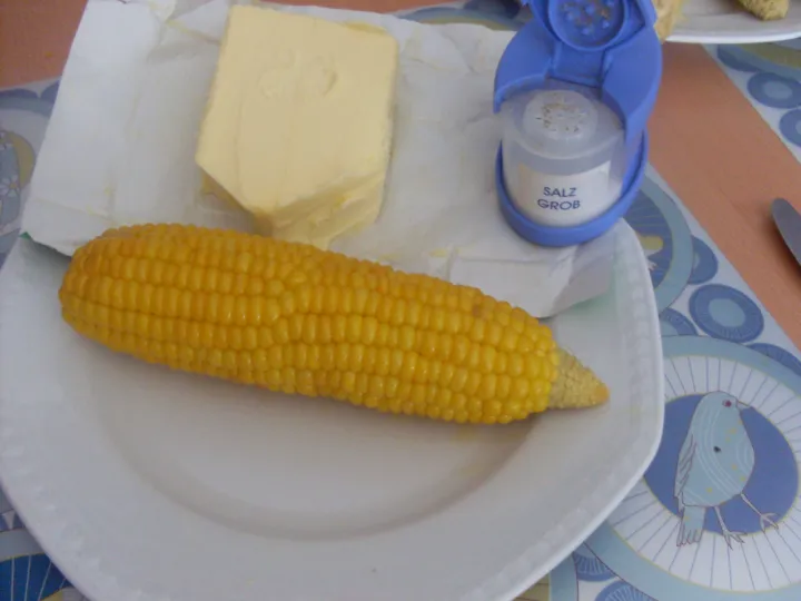 Gekochte Maiskolben / Kukerutz