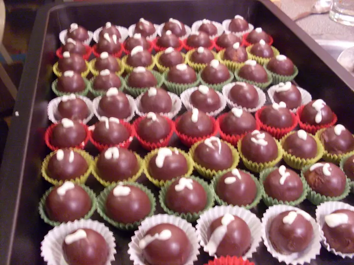 Marzipan - Nougatkugeln