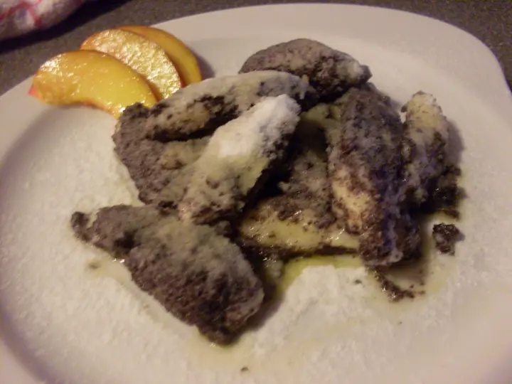 Mohnnudeln mit Apfelmus