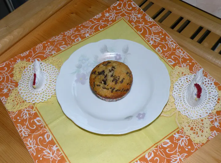 Schoko-Rosinen-Muffin