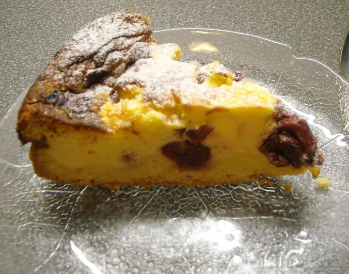 Gebackene Topfentorte