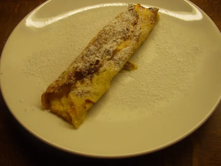 Topfenpalatschinken überbacken