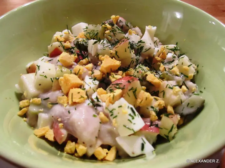 Apfel-Matjes-Salat