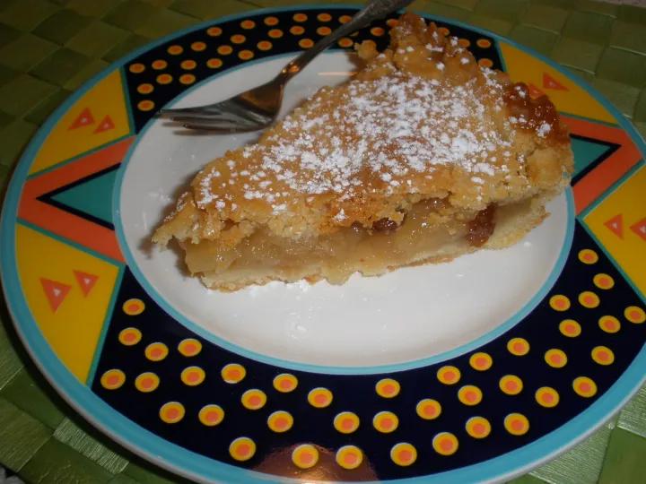 Gedeckter Apfelkuchen