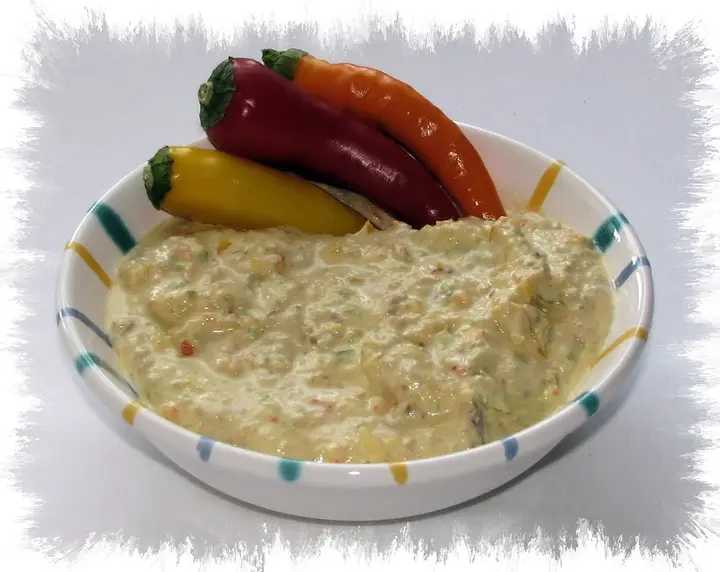 Bunter Topfenaufstrich