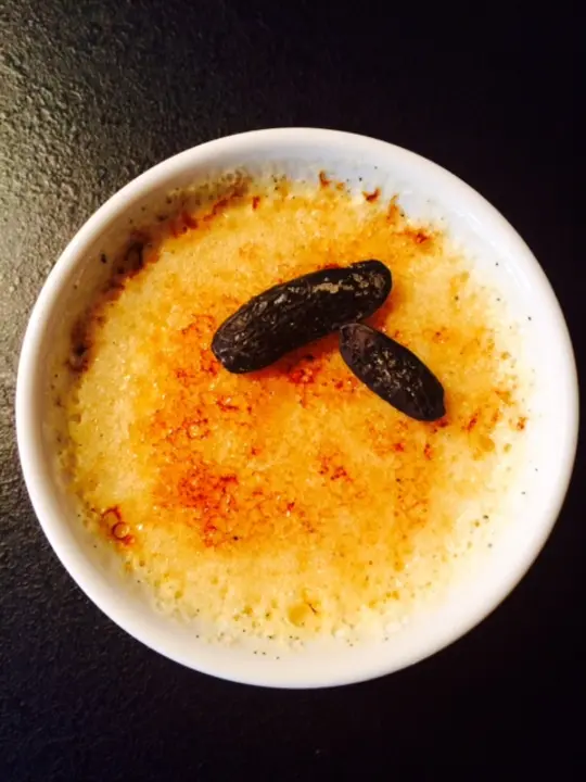 Creme brulee mit Tonkabohne