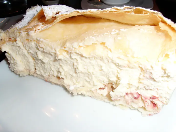 Cremeschnitten mit Topfen