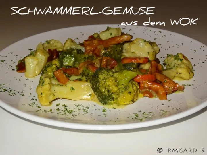 Schwammerlpfanne aus dem Wok
