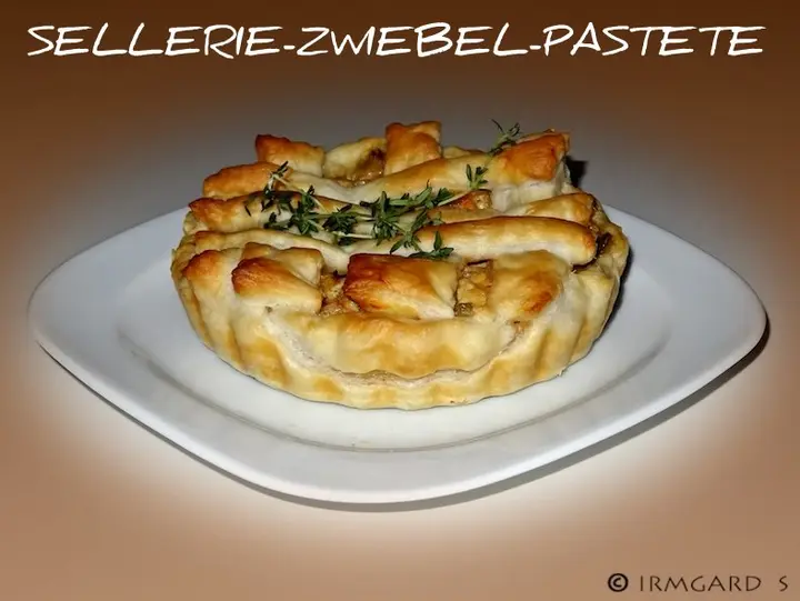 Sellerie-Zwiebel-Pastete