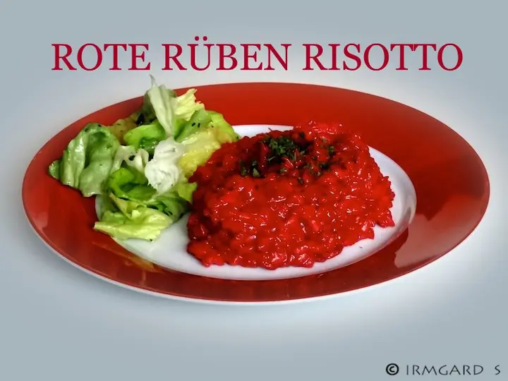 Rote Rüben-Risotto
