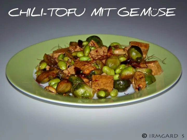 Chili-Tofu mit Gemüse