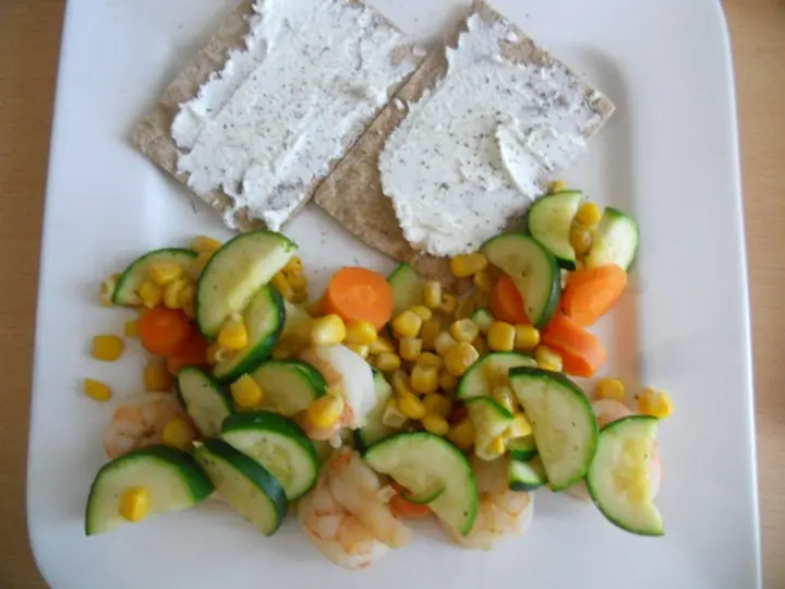 Garnelen-Gemüse-Pfanne