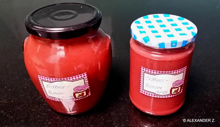 Erdbeer - Bananen Marmelade