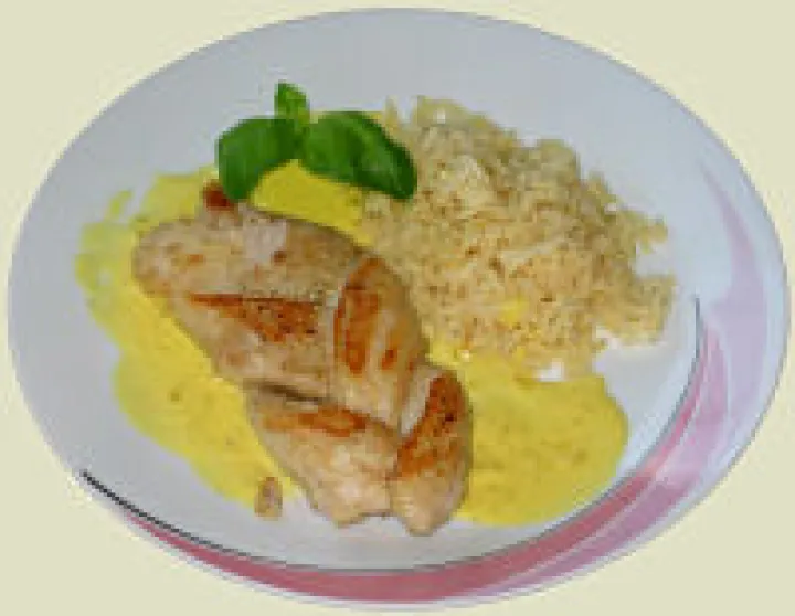 Fischzopf in Currysauce