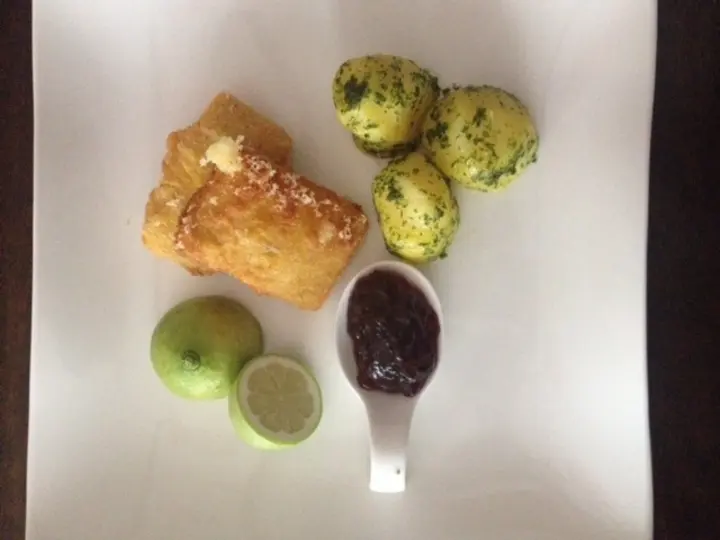 Gebackener Emmentaler mit ?