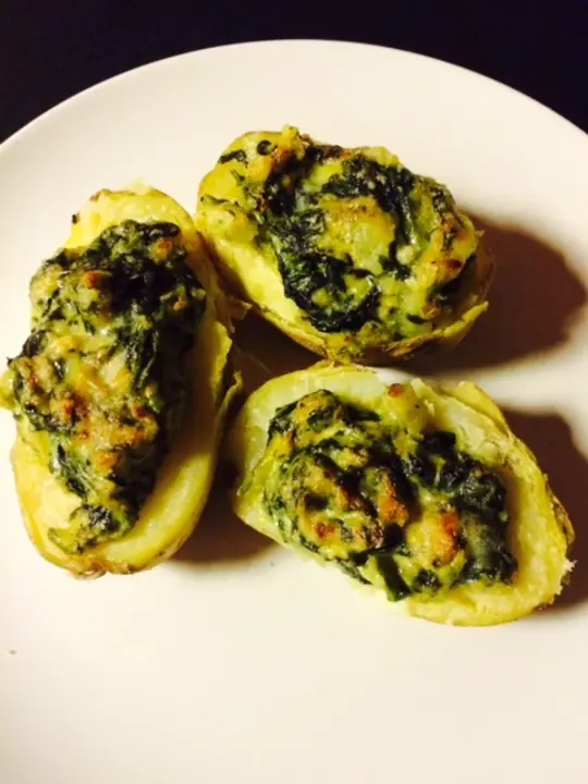 Gefüllte Ofenkartoffel