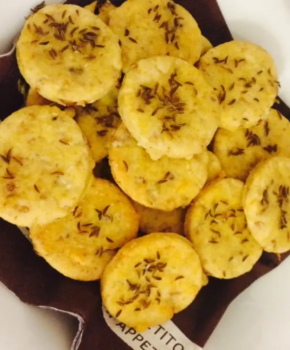 Grammel-Käse Cracker