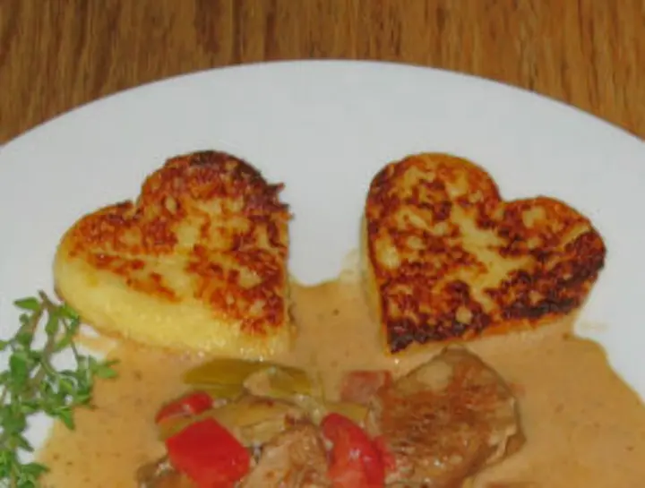 Überbackene Grießtaler