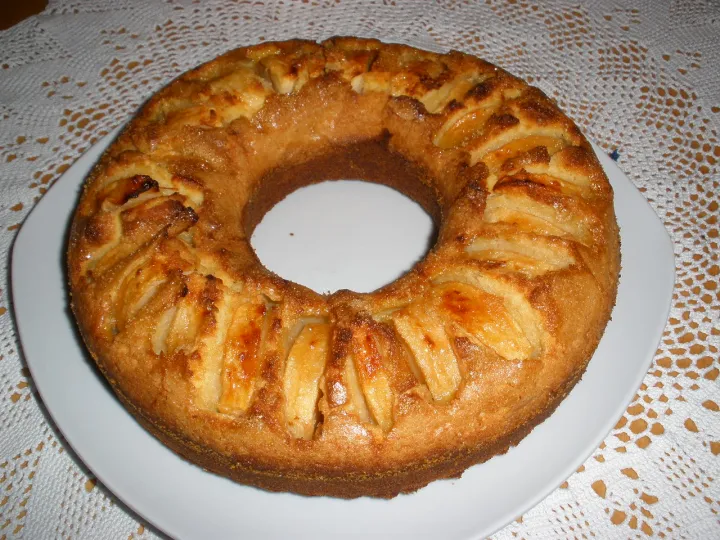 Knuspriger Apfelkuchen