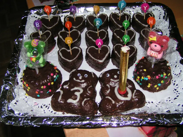 Joghurt - Becherkuchen für Geburtstag