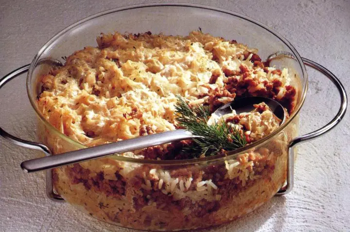 Siebenbürger geschichtetes Kraut