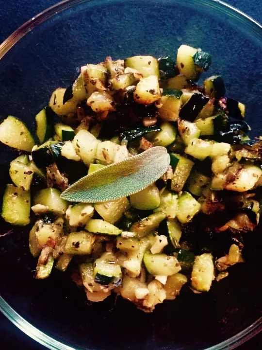 Röstgemüse von der Zucchini 