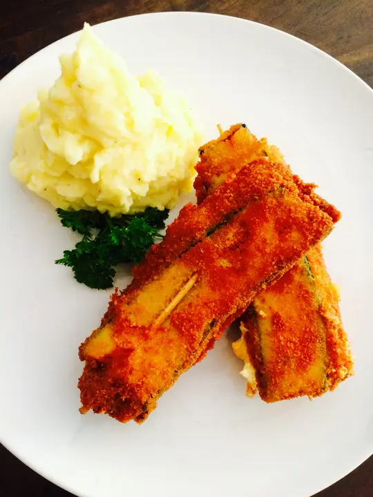 Cordon bleu von der Zucchini 