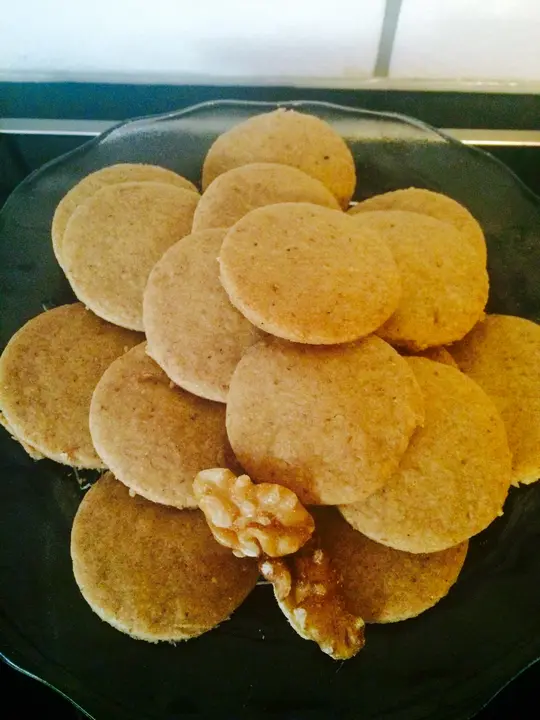 Einfache Nuss Plätzchen 