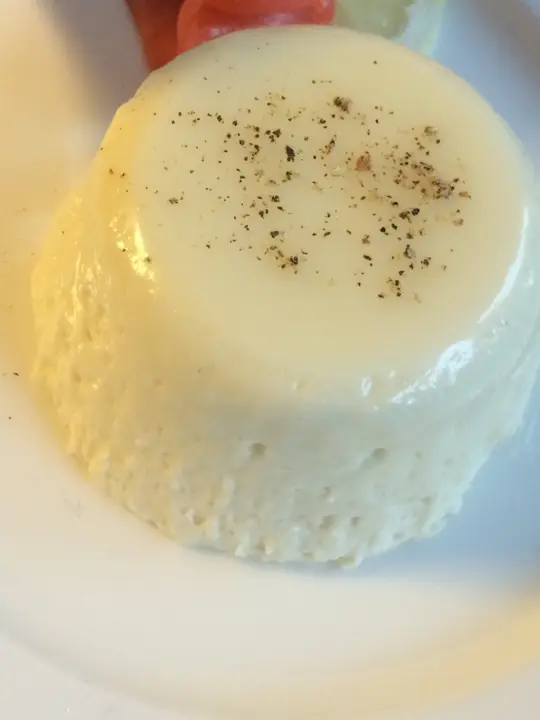 Weißes Spargel Mousse 