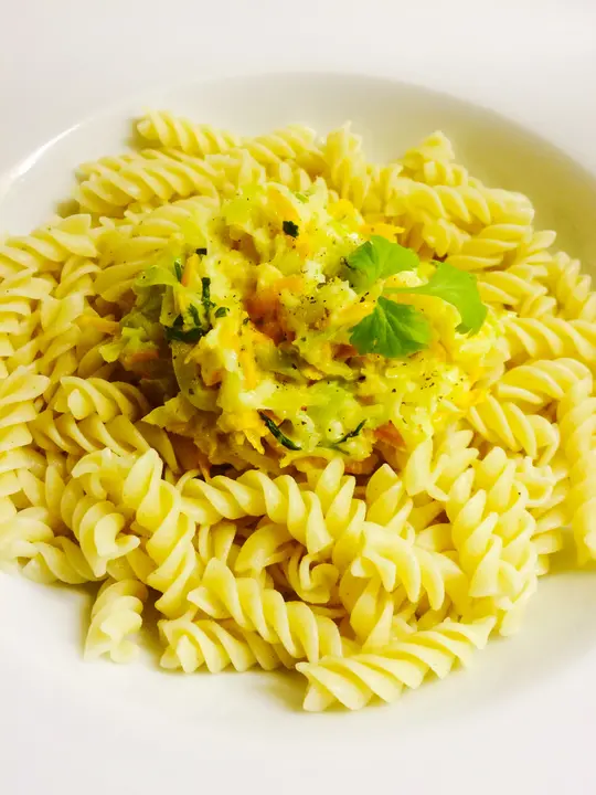 Nudeln mit Wurzelgemüse 